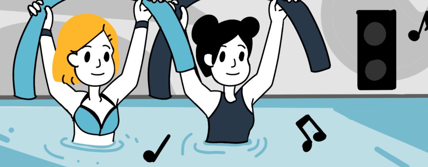 Actividades Dirigidas en el Agua con Soporte Musical